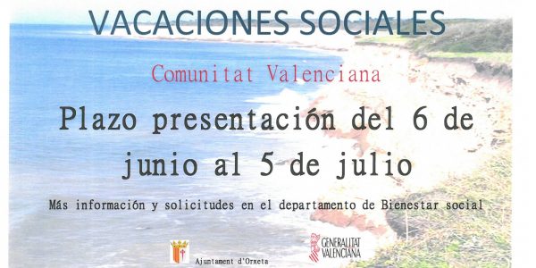 Vacaciones sociales.