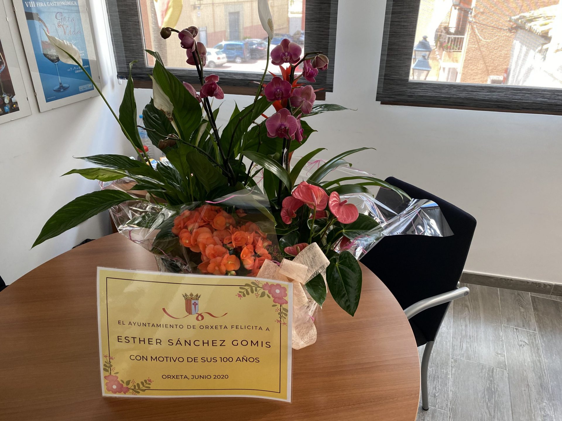 Orxeta celebra el centenario de su vecina más longeva. Ayuntamiento de