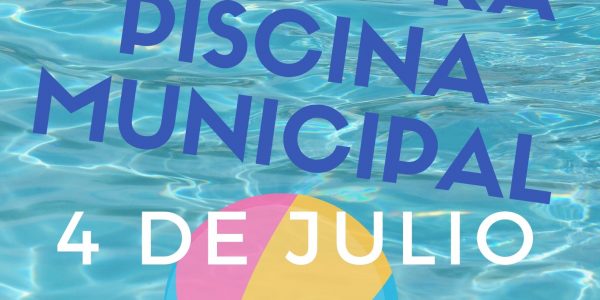 Apertura de la piscina municipal.