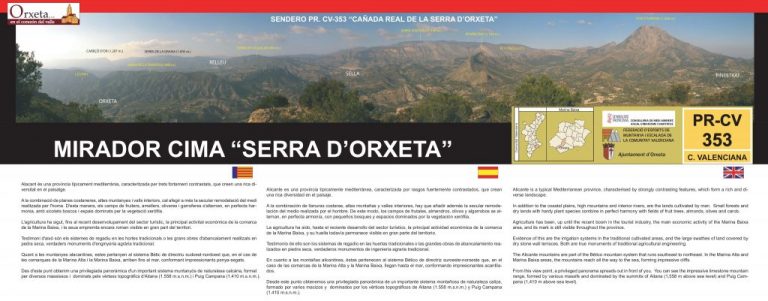 Mirador 1 Sierra de Orxeta